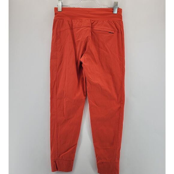 Athleta Trekkie North Jogger Pants Womens 2 Flame Orange Athleisure Activewear - Picture 4 of 10